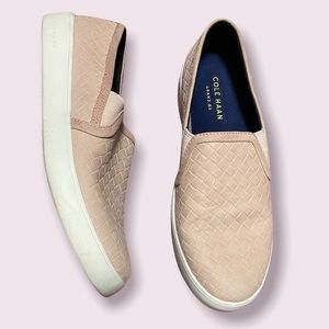 COLE HAAN slide sneakers 9.5 Nude
